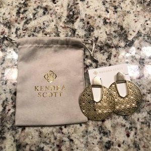 Kendra Scott, Gold Filigree Diane Earrings